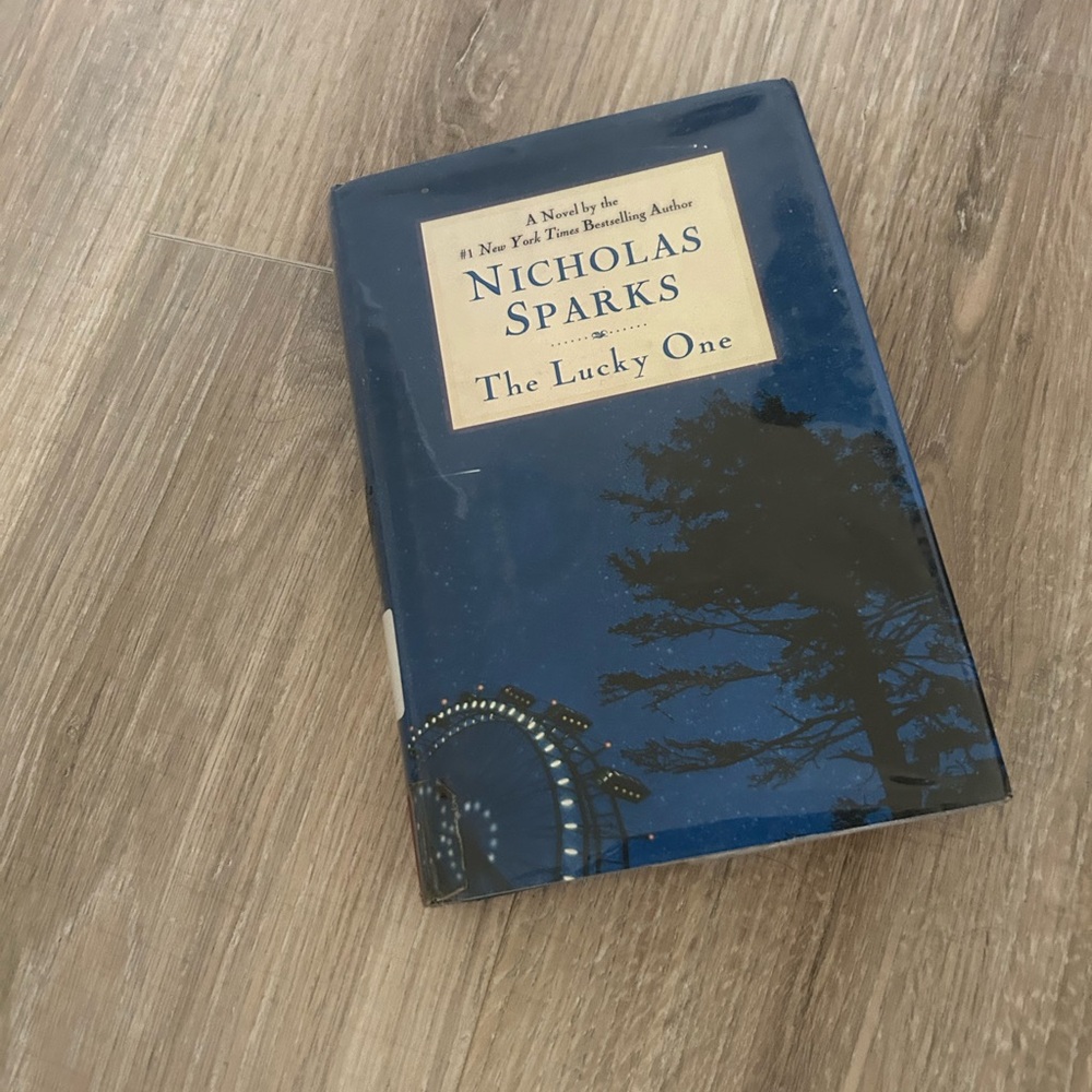 Nicholas Sparks 'The Lucky One' Hardcover Book